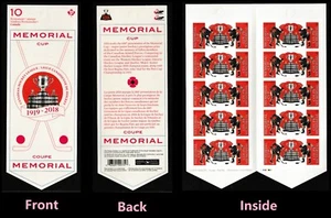 Canada 3101a Hockey Memorial Cup P booklet 10 MNH 2018 - Picture 1 of 1