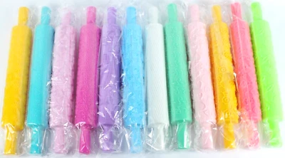 11x Fondant Struktur Teigrolle Muster Rolle Tortendekor Backen Kuchendekor NEU - Bild 1 von 2