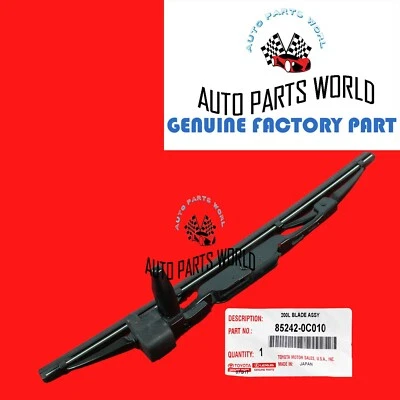 GENUINE OEM TOYOTA 2008-2022 SEQUOIA REAR WINDOW WIPER BLADE 85242-0C010 - Image 1 of 3