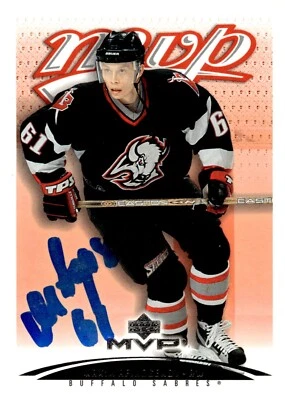 Maxim Afinogenov - Signed 2003-04 Upper Deck MVP Card #60 - Image 1 of 2
