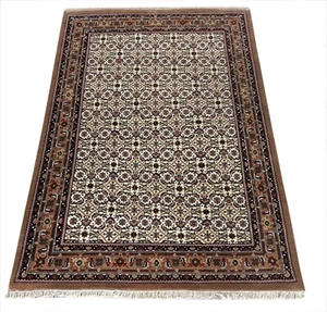 Orientteppich Herati 250x350 cm Handgeknüpft Beige Braun Unikat Teppich in Wolle - Bild 1 von 8