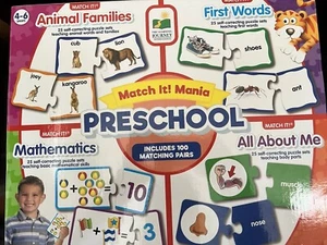 Match It! Mania Preschool, 4-6 Years, Mathematics, First Words (Unused) - Picture 1 of 12
