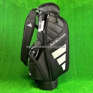 Adidas Golf Performance Cart Bag Lightweight 5-way 9.0in Black White 2024 Model - Picture 1 of 17