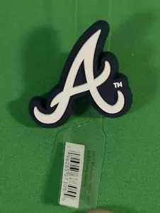 New Original Jibbitz Crocs Charm: MLB Atlanta Braves 1 piece - Picture 1 of 2