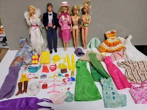 Barbie Doll Ken Doll clothes accessory lot Taiwan Philippines 1966 see pictures - Picture 1 of 14