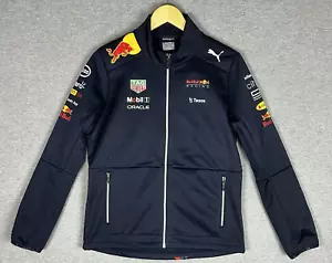Puma Softshell Red Bull Racing F1 Formula 1 Zip Pirelli Jacket M - Picture 1 of 9