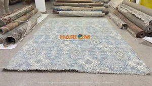 10'x8' Turkish Bohemian Rug, Oushak Turkish Ushak Rug ,Contemporary 81 Knots - Picture 1 of 7