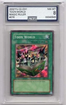 TOON WORLD YUGIOH UNLIMITED EDITION HOLOFOIL AGS #00040543 MRL-073  NM-MT 8 2002 - Image 1 of 2