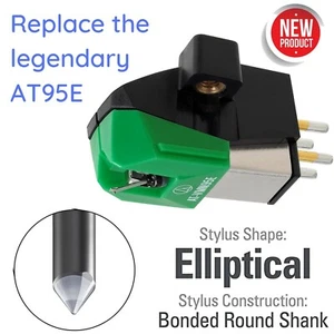 Replacement Phono Cartridge for Audio-Technica AT95E Elliptical Stylus At-PL120 - Picture 1 of 5