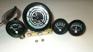 Tacómetro de temperatura, amplificador de aceite biseles negros para Ford Tractor 8N 9N 2N - Imagen 1 de 2