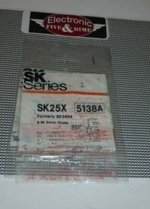 SK25X SK3404 25V 5WATT ZENER ECG5138A NTE5138A DIODE - Picture 1 of 1