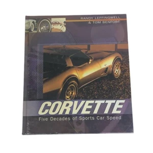 Book Corvette Five Decades of Sports Car Speed Randy Leffingwell Hardcover NEW - Picture 1 of 2