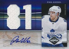 2010-11 Limited JUMBO JERSEY NUMBER SIGNATURE #24 PHIL KESSEL - x/49 - Toronto