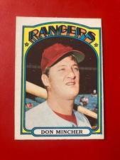 1972 O-Pee-Chee OPC #242 Don Mincher Texas Rangers NRMT