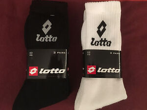 Chaussettes de sport LOTTO - Quantité, taille et couleurs au choix - COTON MAJ
