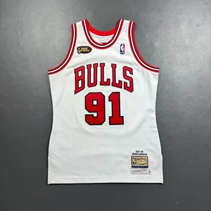 100% Authentic Dennis Rodman Mitchell Ness 97 98 Finals Bulls Jersey Size 40 M - Picture 1 of 6