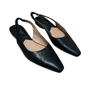 Franco Sarto Briella spitz zulaufende Slingback-Flats Größe 8 M schwarz  - Bild 1 von 5