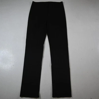 Pantalones de vestir ajustados Ann Taylor 4 negros bi elásticos con cremallera puño para mujer Foto 1 de 4