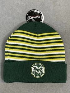 Neu mit Etikett Colorado State University Rams Beanie Mütze Unisex Erwachsene mit Bommel oben  - Bild 1 von 7