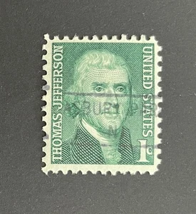 Asbury Park, New Jersey Type 841 Precancel - 1 Cent Jefferson - USA #1278 - Bild 1 von 1