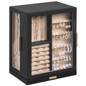 Joyero Giratorio 360° con 5 Cajones, Amplio Organizador Vertical de Joyas... - Imagen 1 de 7