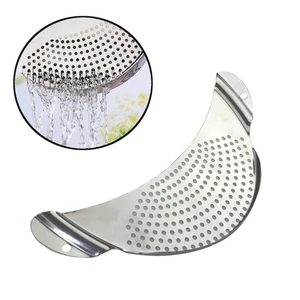 Abgießhilfe Nudelsieb Edelstahl Aufsatz Küchensieb Abgiesshilfe für Töpfe Ø24 cm - Bild 1 von 1