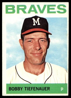 1964 Topps Bobby Tiefenauer #522 Milwaukee Braves - Image 1 of 2
