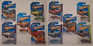 LOT [10] CARDED 2012-17 HOT WHEELS 64-68 CHEVY NOVA VARIATIONS INCL WM/TRU - Bild 1 von 23