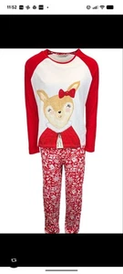 PIGIAMA NATALIZIO DONNA AVON RENNA ROSSO/BIANCO TAGLIA 20-22 - NUOVO IN CONFEZIONE - Foto 1 di 1