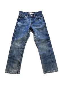 Levis 511 Slim Fit Boys Jeans Size 6 Reg Adjustable Waist Blue Denim Y2K - Picture 1 of 7