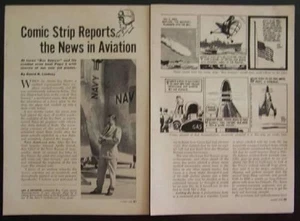 Buz Sawyer Cartoon Comic Strip Roy Crane life & work 1956 pictorial - Picture 1 of 1