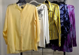 LOT 5 Sz M, 10 -  Clothing -Eileen Fisher , Logo Lounge, Chico’s - Picture 1 of 22