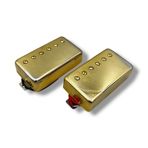 Vintage Epiphone Les Paul personalizzato oro humbucker pickup set collo e ponte - Foto 1 di 22