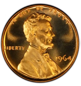 Lincoln Cent 1964 PCGS Proof  69RD Cameo TOP POP Memorial Cent - Picture 1 of 12