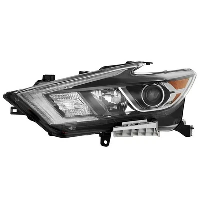 Driver Side Full Halogen Headlight Fit 2016-2018 Nissan Maxima S SL SV w/LED DRL Foto 1 de 4