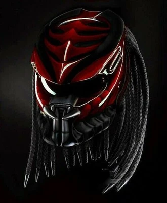 CASCO MOTO TOP PREDATOR CALLE NEGRO ROJO (CERTIFICADO PUNTO Y CE) Foto 1 de 2