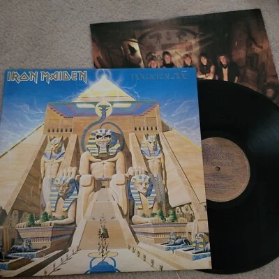 Iron Maiden Powerslave OG vinyl LP textured cover judas priest motorhead  - Image 1 of 2