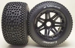 Louise 1/5 Baja 5B Rear B-Viper Wheels & Tyres 2Pcs fit 24mm Hex HPI Rovan KM - Picture 1 of 1