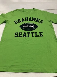 Seattle Seahawks NFL Youth Lime Green Short Sleeve T-Shirt Large(14-16) - Picture 1 of 2