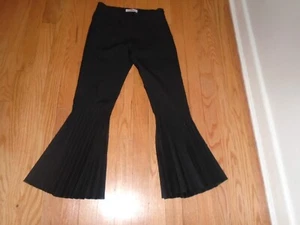 In City Black Pleated Bell Bottom Pant Size 10Y - Picture 1 of 3