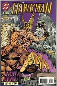 Hawkman DC Comics ~ September 1995 #24 Löwenjagd KOSTENLOSER VERSAND SEHR GUTER ZUSTAND + - Bild 1 von 1