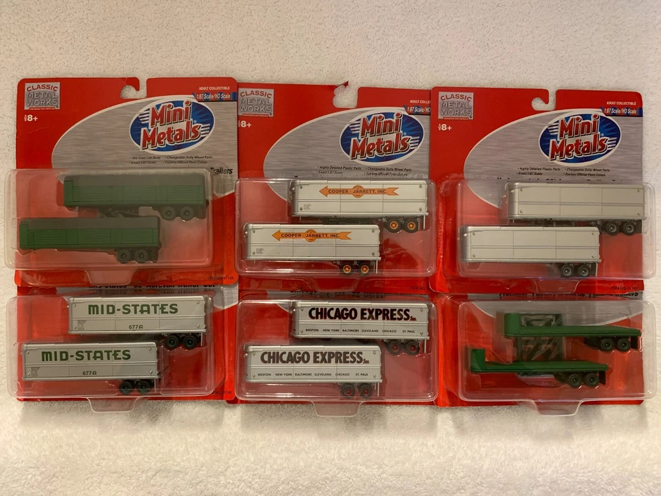 Mini Metals HO Scale 32' Trailer Set each sold separately - Image 1 of 1