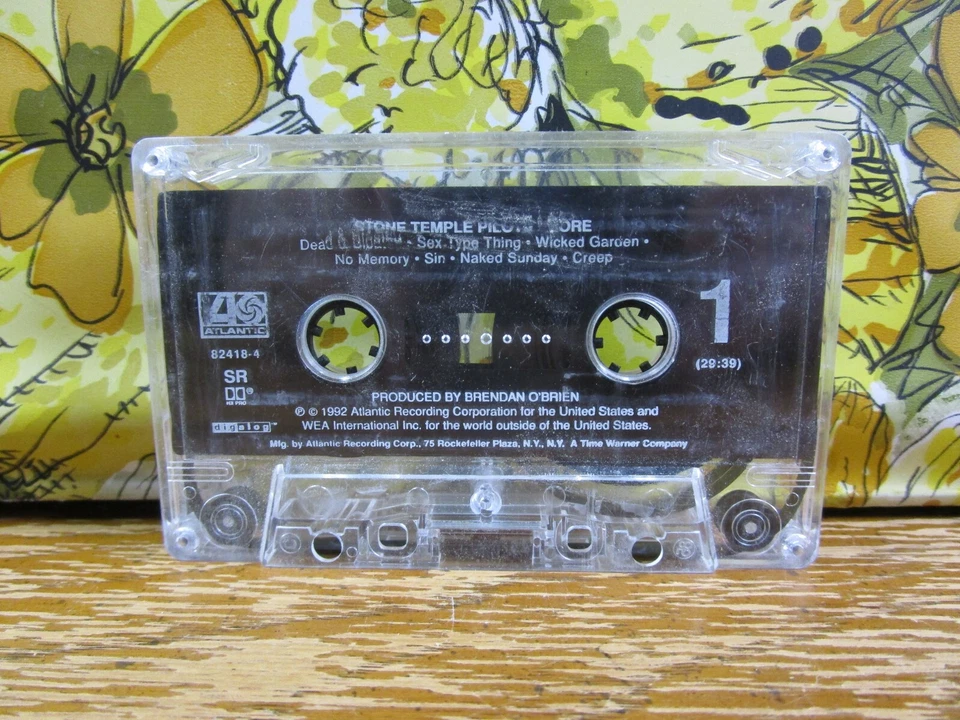 Core - Stone Temple Pilots (Cassette, 1992, Atlantic) *VINTAGE & TESTED* Grunge Foto 1 de 3