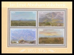 105.SOUTH AFRICA 1978 STAMP M/S ART , PAINTINGS , JAN ERNST ABRAHAM VOLSCHENK - Picture 1 of 1