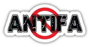 Calcomanía adhesiva de vinilo antifascismo Stop Antifa para parachoques de coche - Imagen 1 de 1