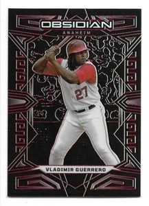 2023 Panini Chronicles #32 Vladimir Guerrero Obsidiana Rojo Grabado Paralelo - Imagen 1 de 2