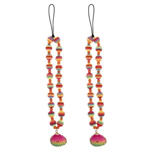 2 Pcs Téléphone Portable Chaîne Pendentif Main Bracelet Caméra Cordon Suspendu - Photo 1/12