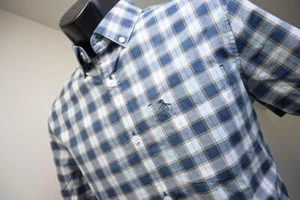 Penguin MunsingWear Button Up Dress Shirt Classic Fit Plaid Mens Size Small - Picture 1 of 7