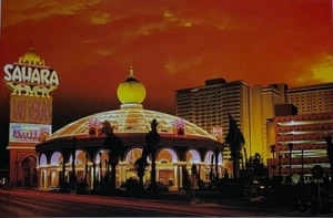 Sahara Hotel Casino Las Vegas Postcard Nevada Vegas Series - Picture 1 of 2