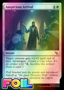 x1 Auspicious Arrival MKM MTG 5 FOIL COMMON M/NM 1x - Picture 1 of 1
